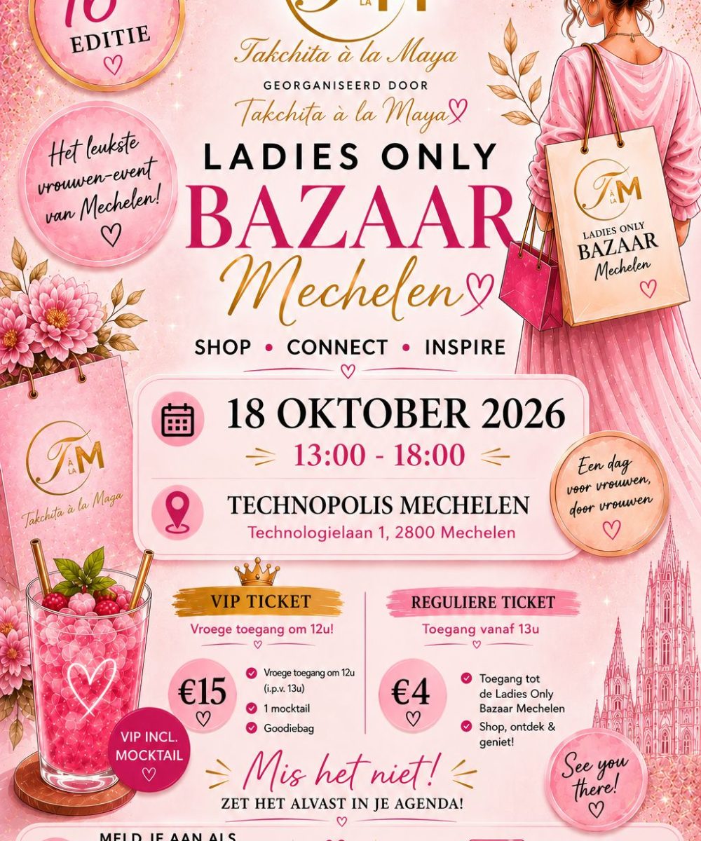 Xl Ladies only bazaar Mechelen 18/10/2026