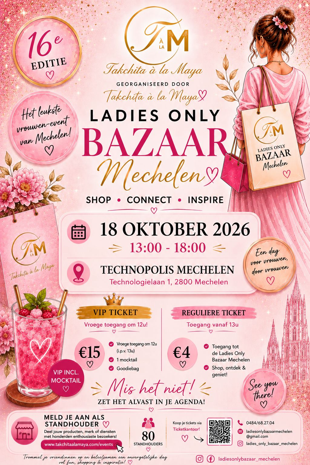 Xl Ladies only bazaar Mechelen 18/10/2026