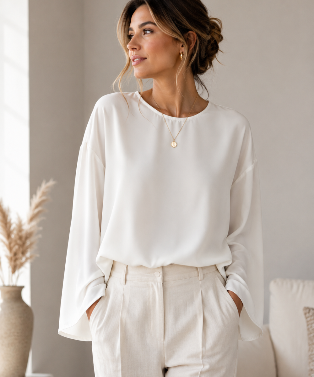 Simpele klassevolle blouse